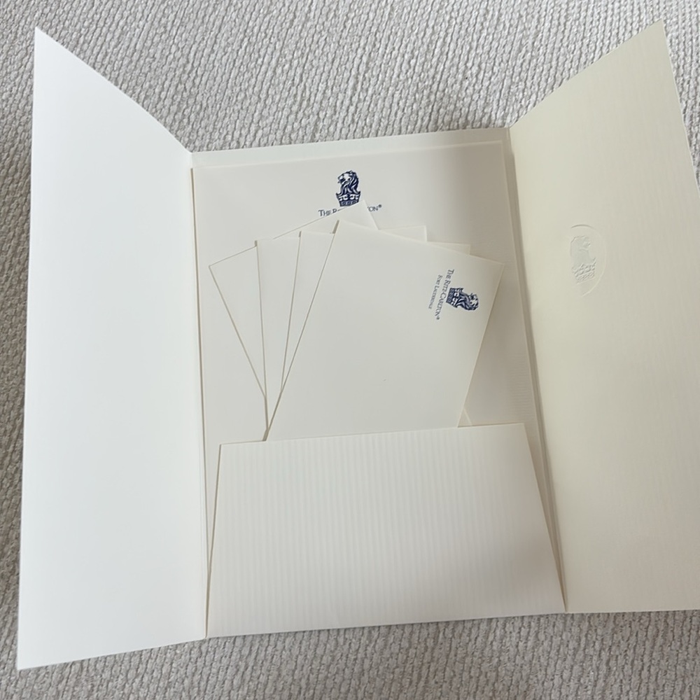 Ritz Carlton Fort Lauderdale beach stationery set
